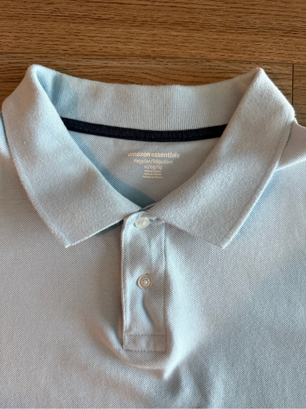 Men's Polo Shirts XL 100% Cotton Regular Fit Blue Orange Set of 2 - Picture 5 of 15